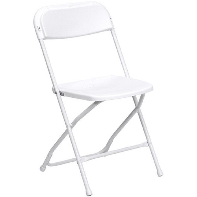 White Folding Chair