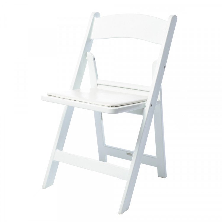 White Resin Chair