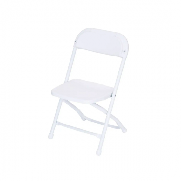 Kids White Folding Chair