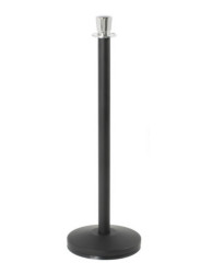 Stanchion - Black Post Silver Top