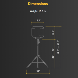 prism20light20dims 1745968439 LED Prism Baloon Light